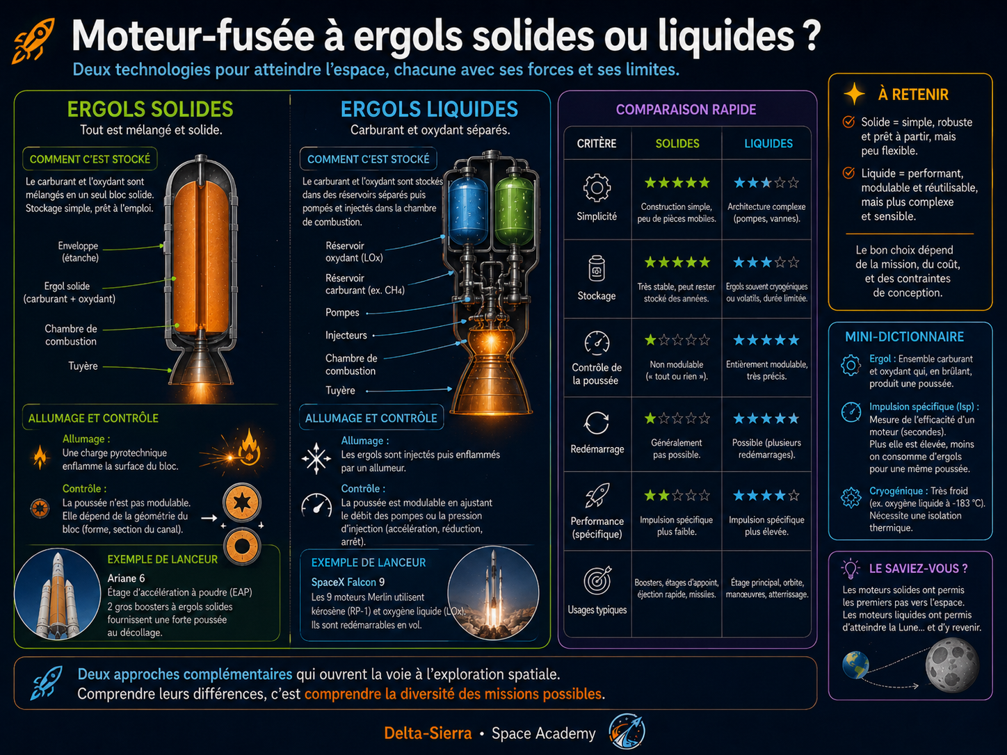 Moteurs solides et liquides