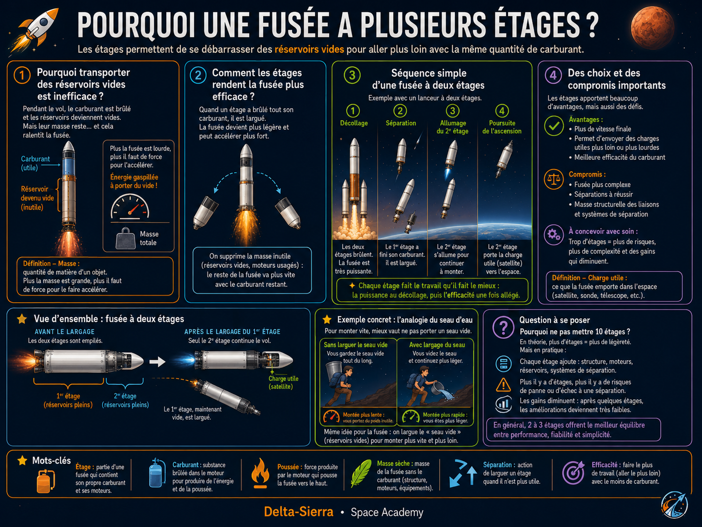 Fusée à plusieurs étages