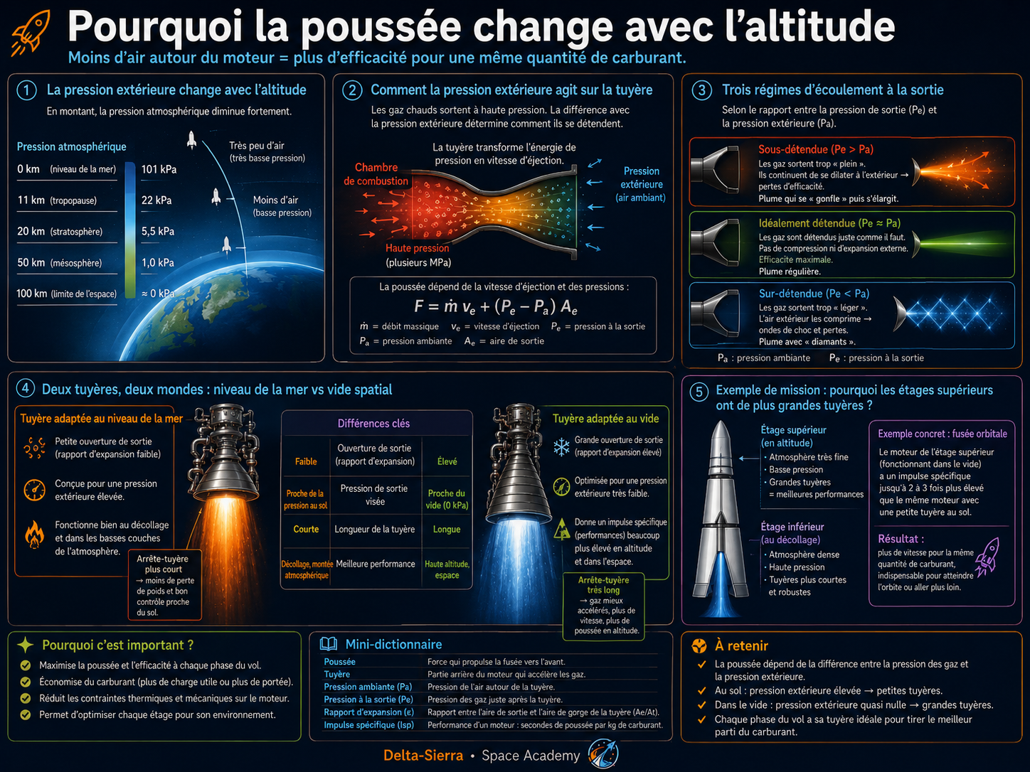 Poussée et altitude