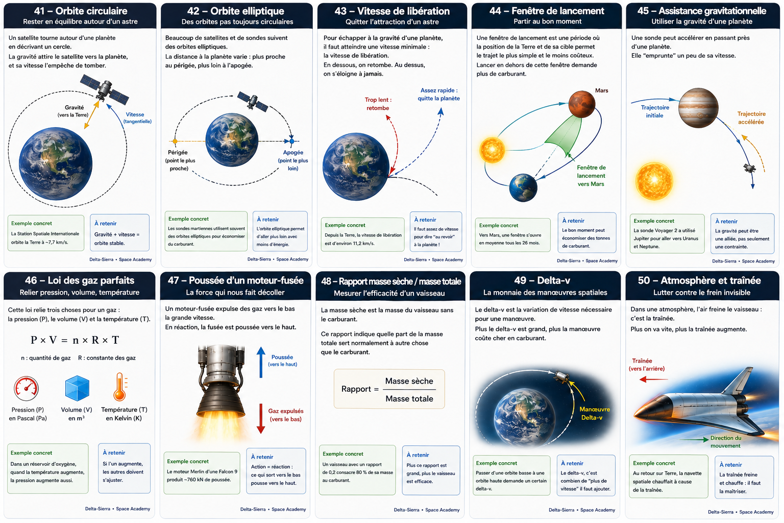 Synthèse des sciences du vol spatial