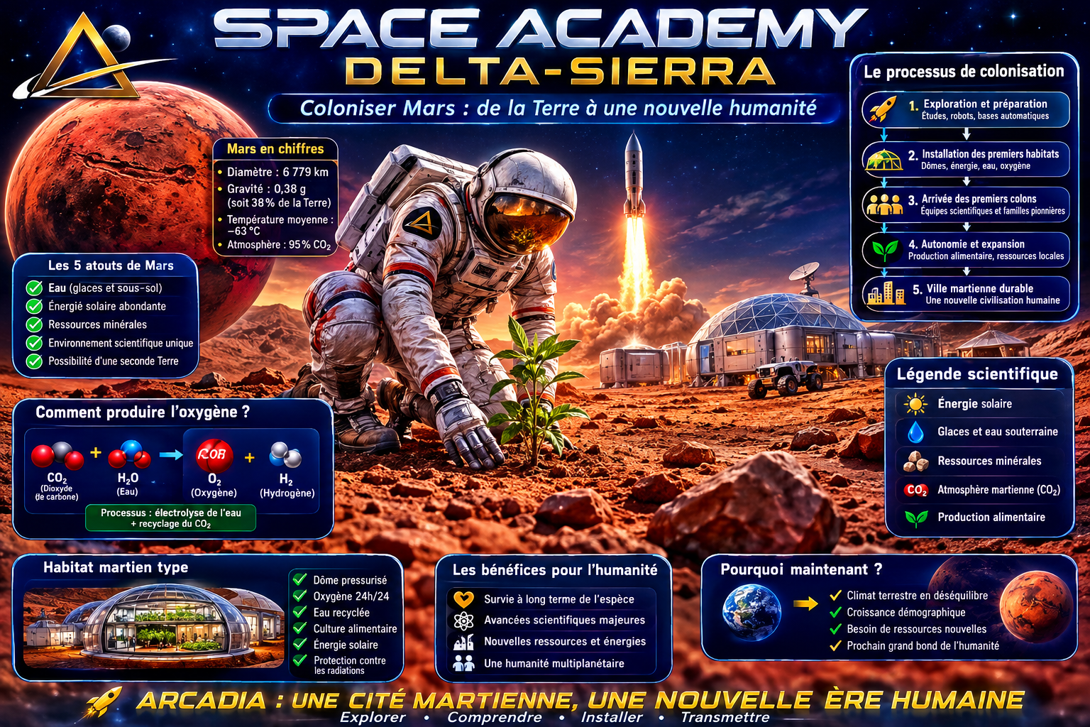 Affiche Space Academy Delta-Sierra