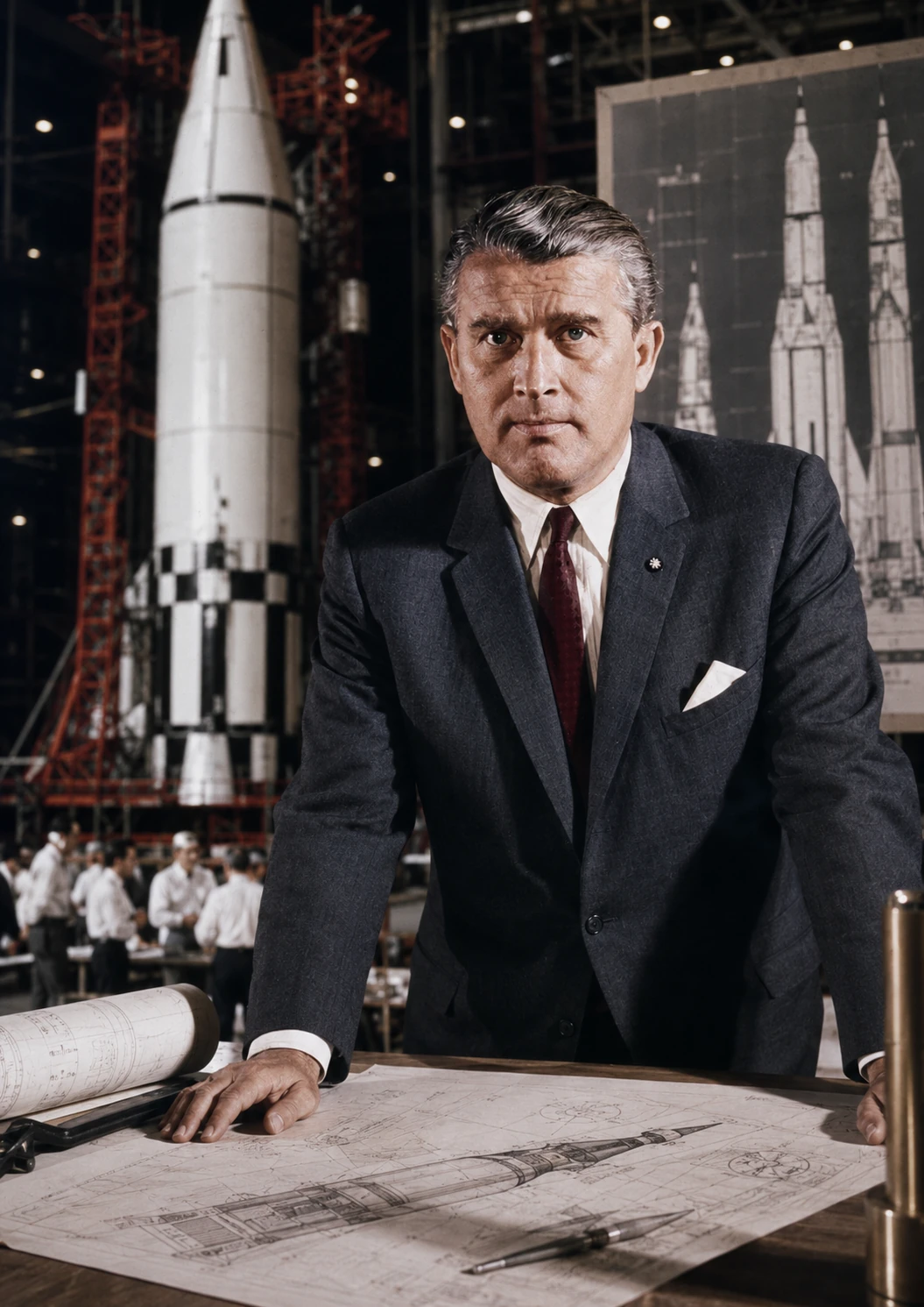 Représentation visuelle consacrée à Wernher von Braun