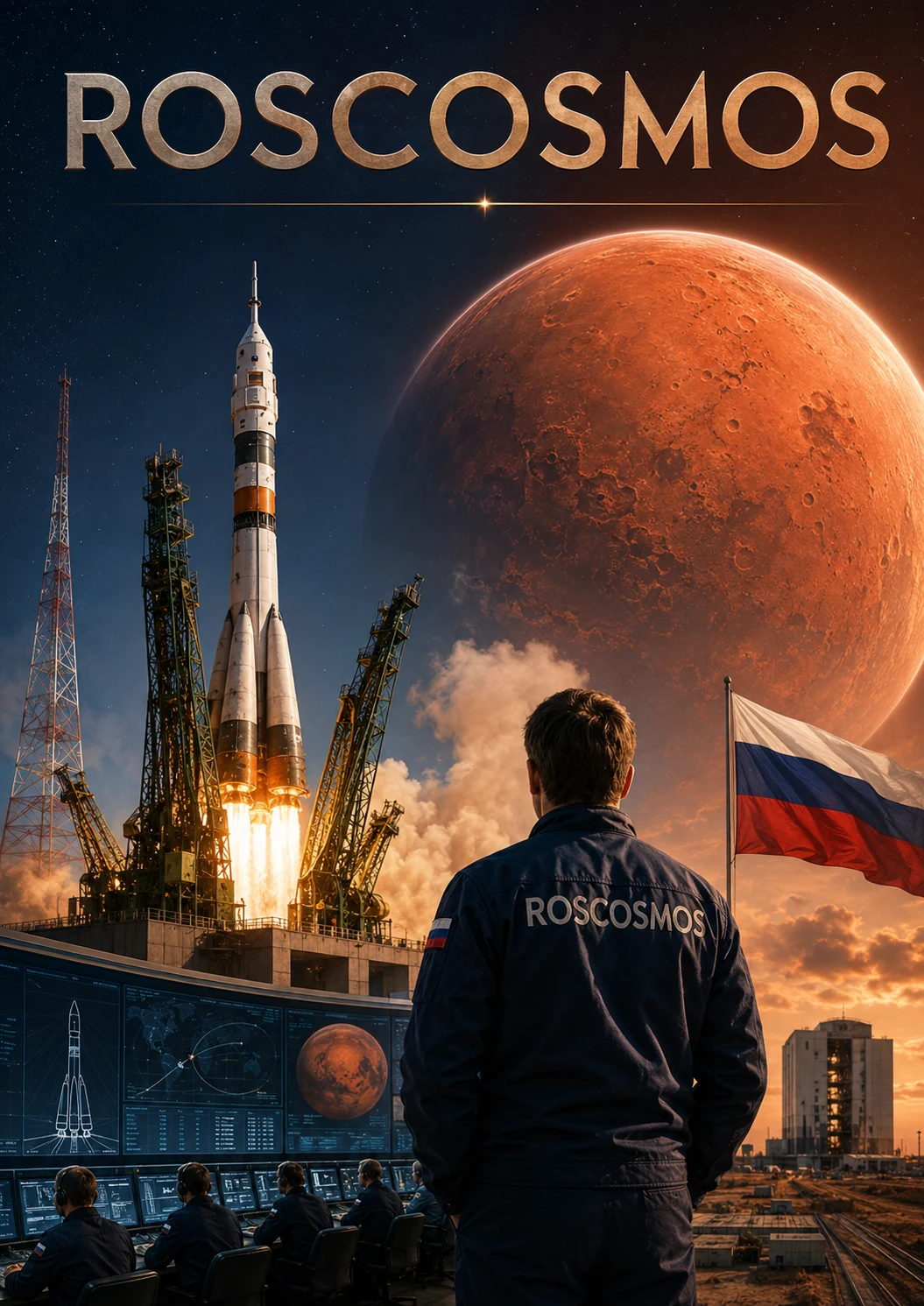 Roscosmos — représentation visuelle de l’organisation
