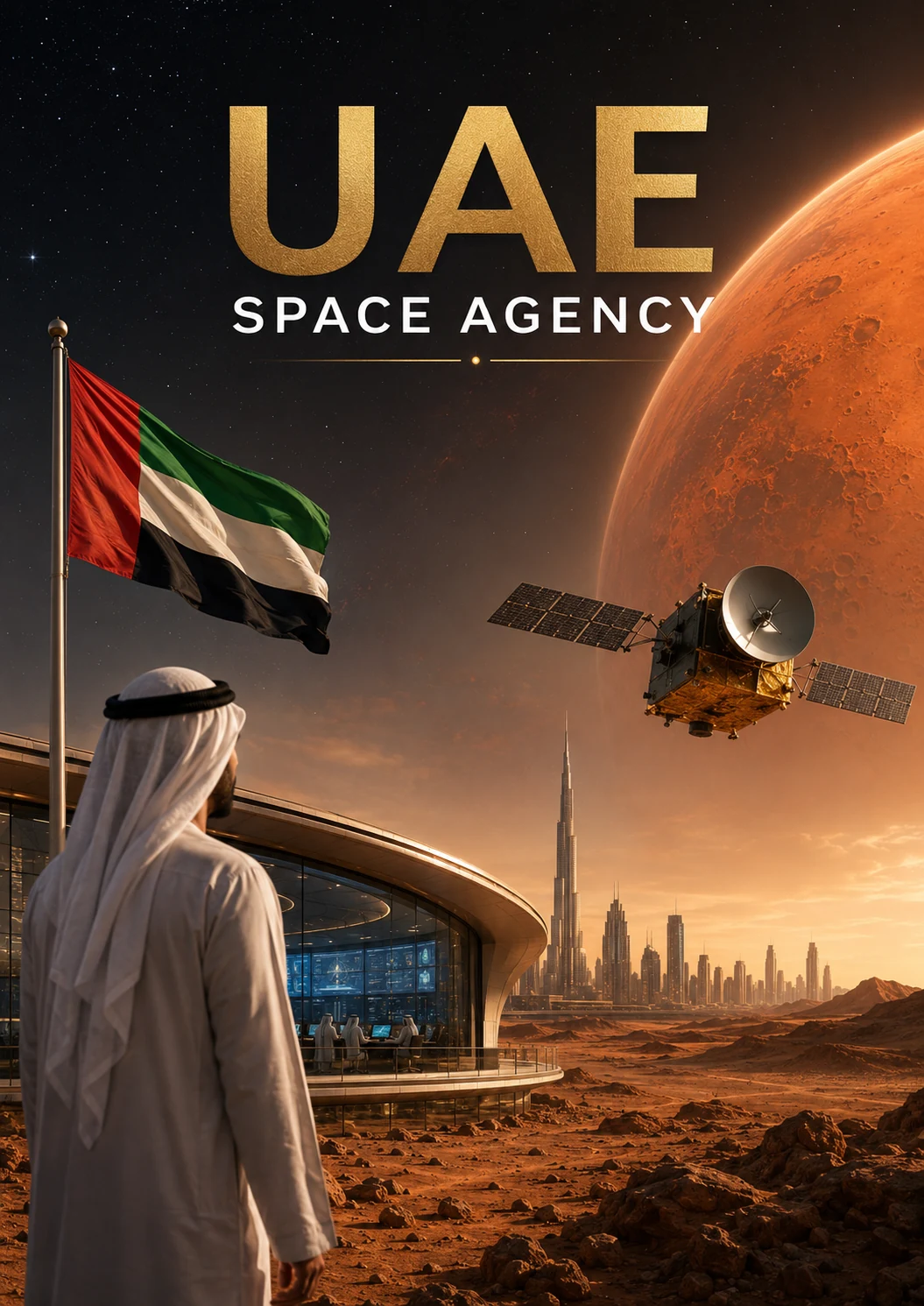 UAE Space Agency / MBRSC — représentation visuelle de l’organisation