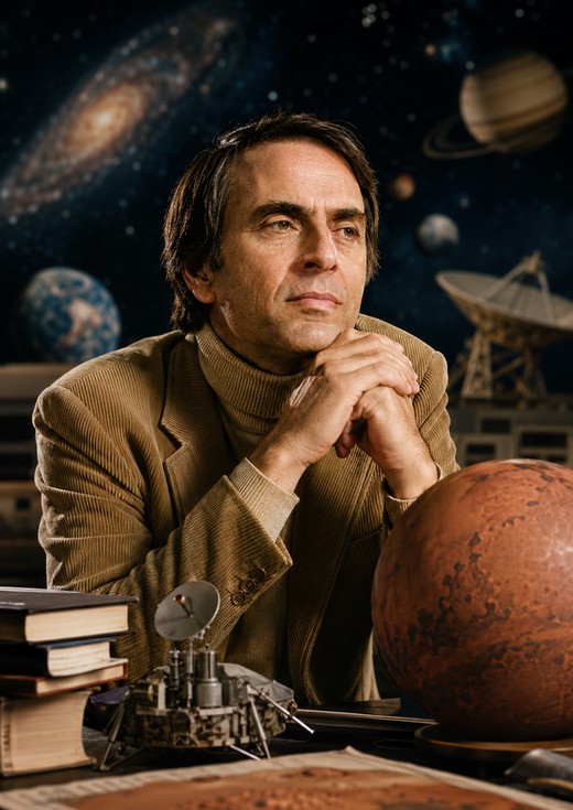 Portrait de Carl Sagan