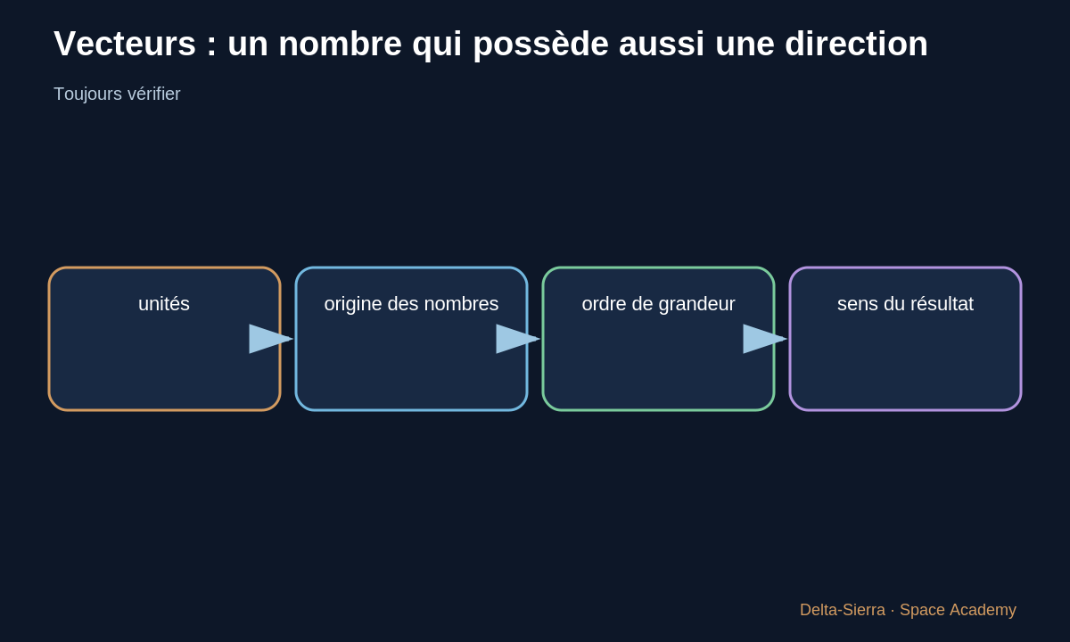 Vérification d’un calcul de vecteurs
