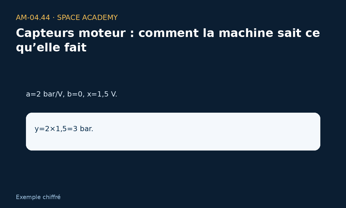 Schéma pédagogique 4 : 4 — A — Pression — Capteurs moteur : comment la machine sait ce qu’elle fait